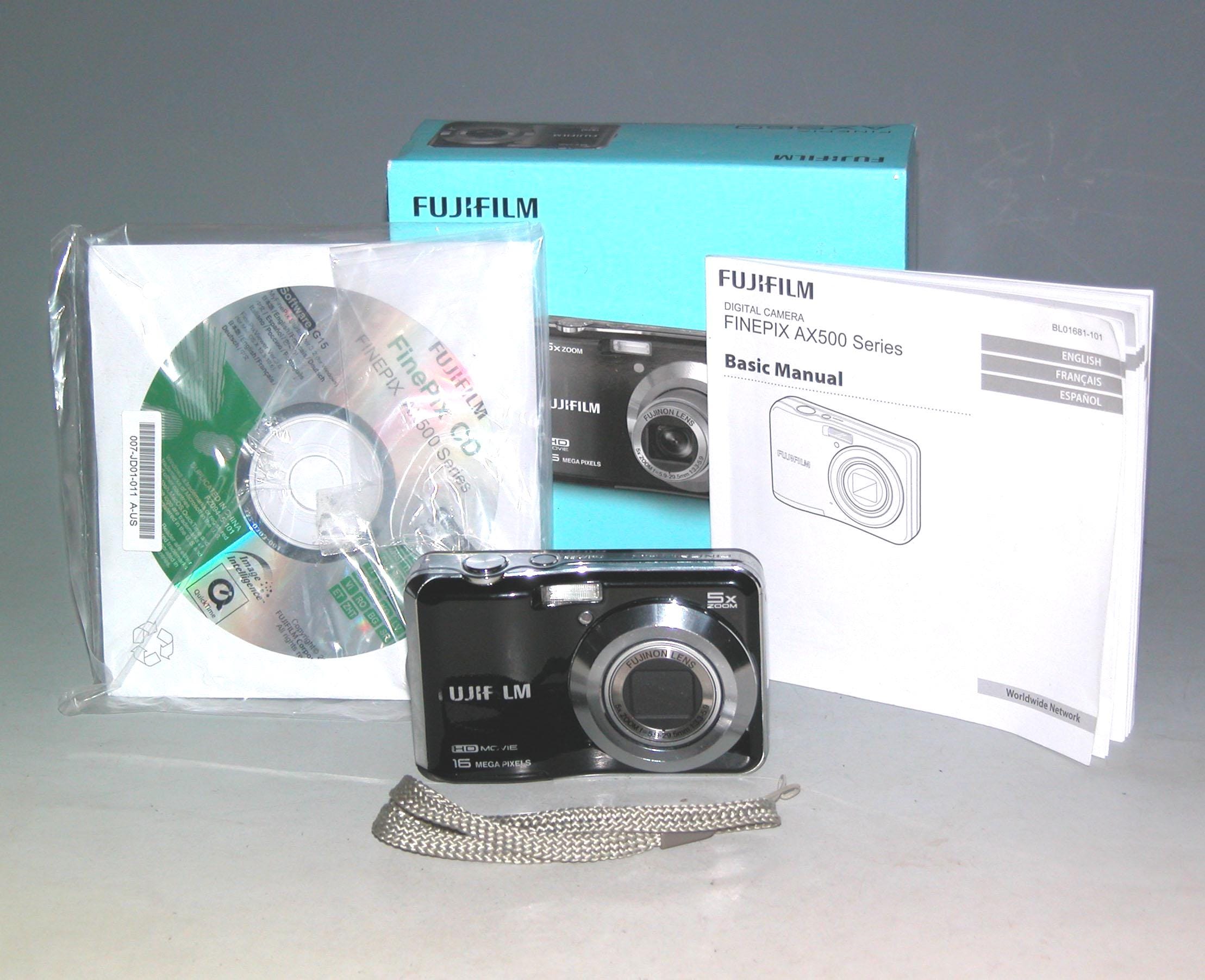 Fujifilm Finepix AX560 16MP Digital Camera - Black #6206 - Etsy