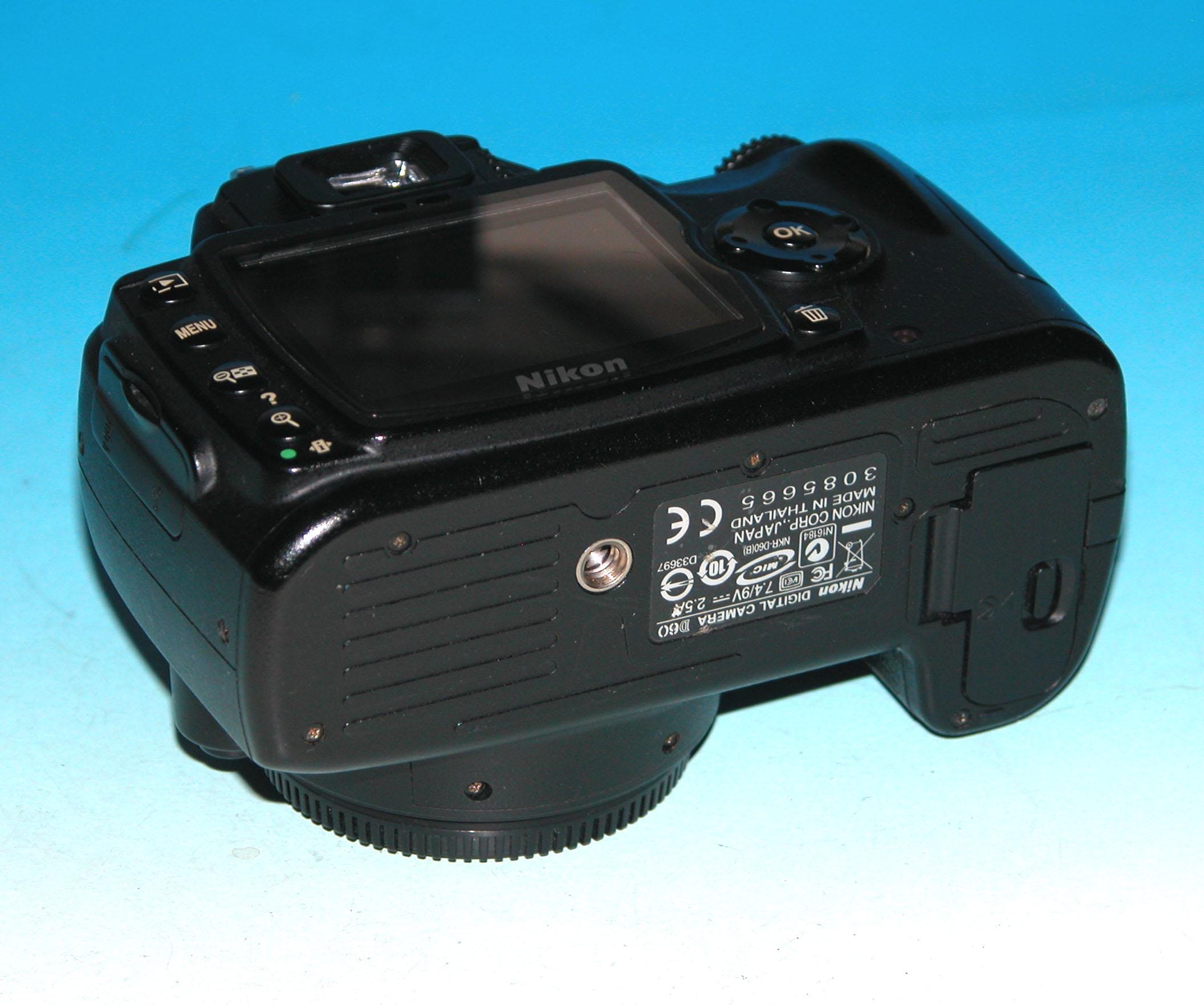 Nikon D60 10.2 MP Digital SLR Camera (body Only) #5665- Shutter 