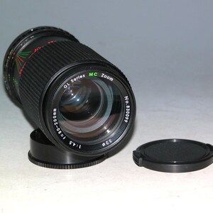 GL Series MC Zoom 80-200mm 1:4.5 Macro Manual Focus Lens For Konica AR Mount