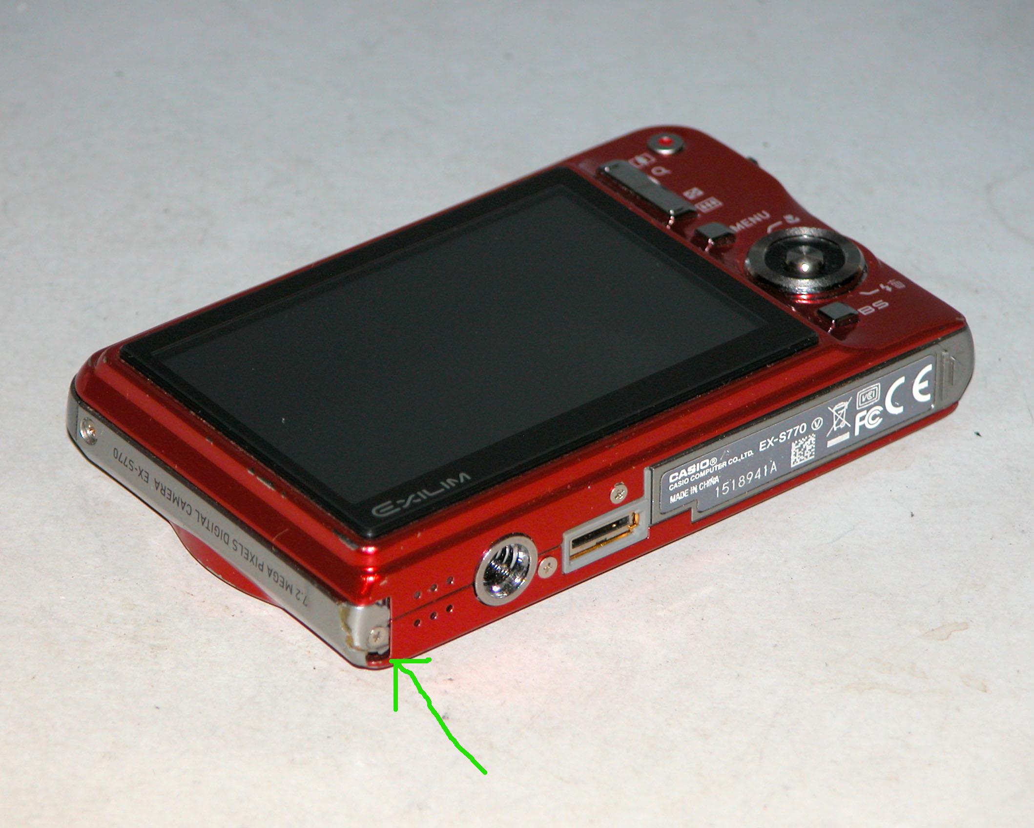 CASIO EXILIM CARD EX-S770 レッド コンデジ デジカメ カシオ デジタル