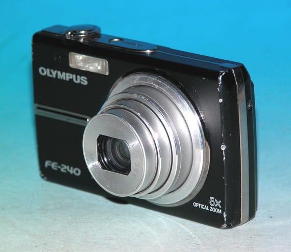 Reconditioned - Olympus FE-240 7.1MP Digital Camera - Black #0538