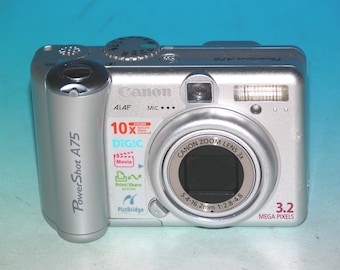 Reconditioned - Canon PowerShot A75 3.2MP Digital Camera #0076