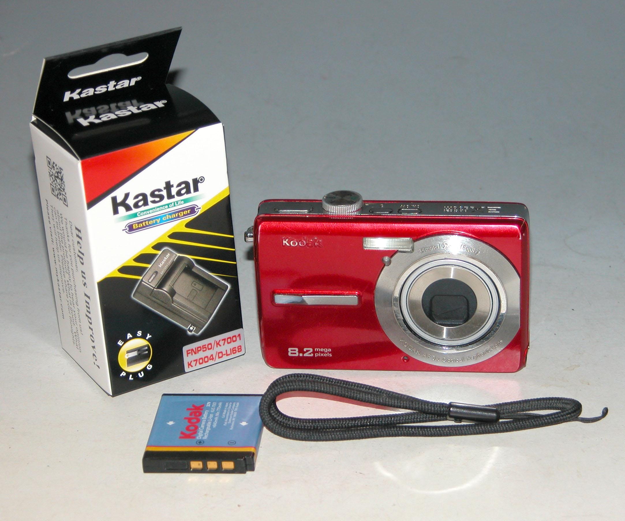 Kodak Easyshare M863 8.2MP Digital Camera - Red #8453 - Etsy