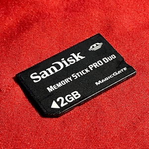 Carte mémoire Memory Stick Pro Duo SanDisk de 2 Go