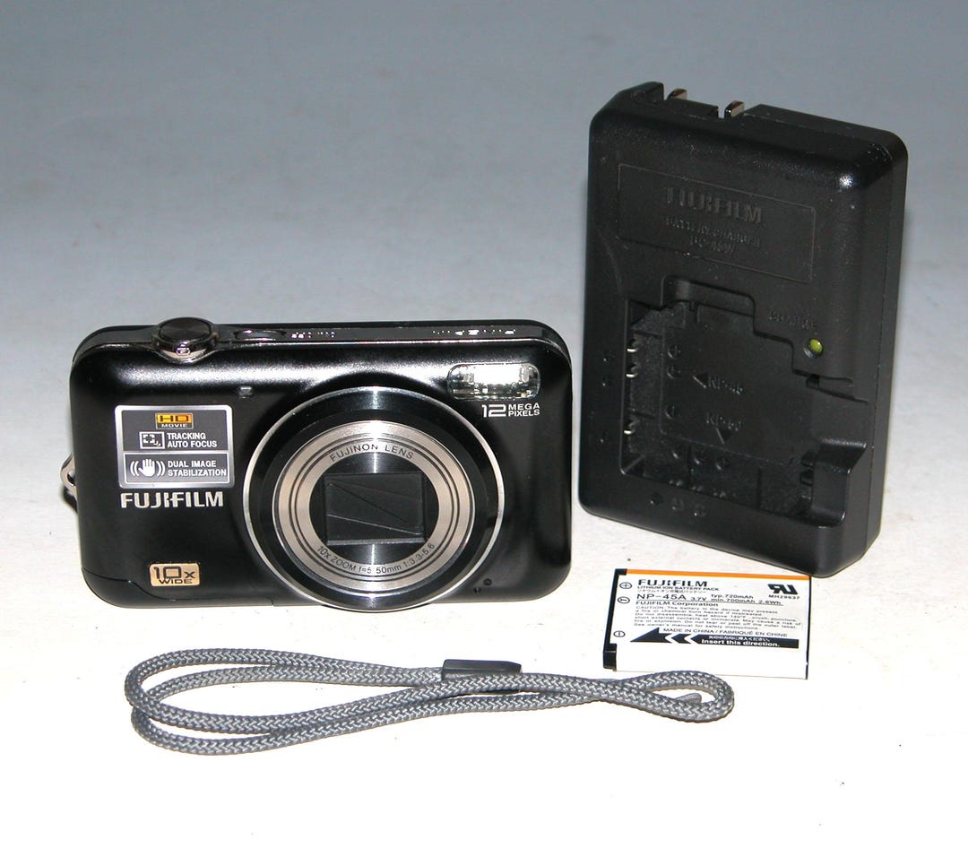 【動作確認済み】FUJIFILM FinePix JZ300 Fujifilm Finepix JZ300 12MP Digital Camera - Black #8477 - Etsy Canada