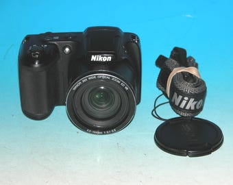 Nikon Coolpix L340 Black Digital Camera 20.2MP From JAPAN - Etsy