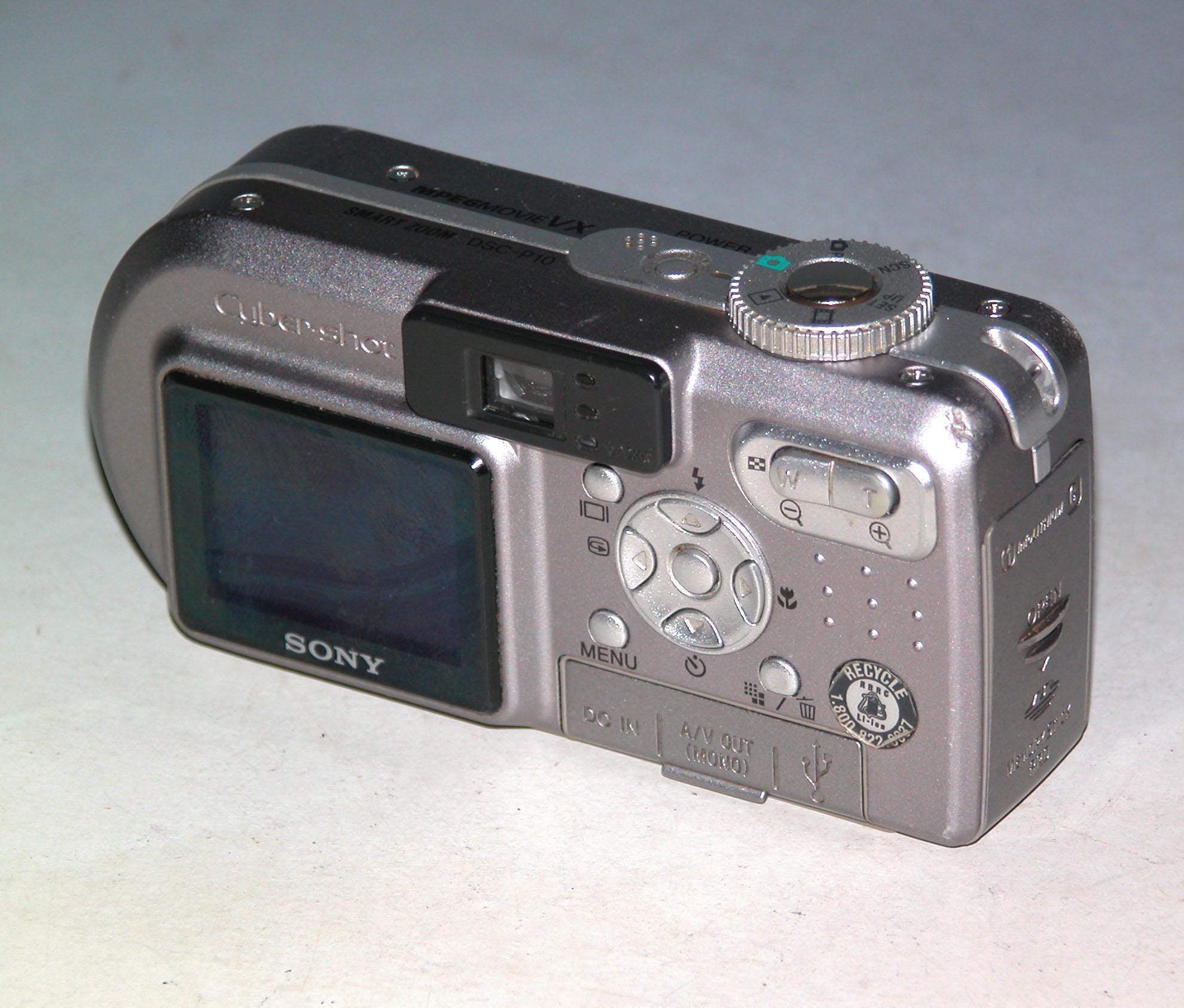 Sony Cyber-shot DSC-P10 5.0MP Digital Camera #1872 - Etsy