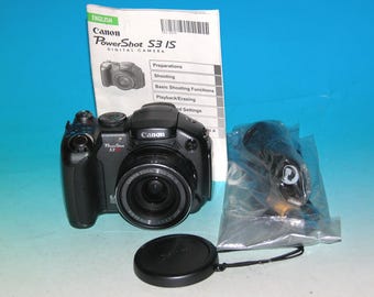 Canon Powershot S3 IS 6.0MP Digital Camera - Etsy