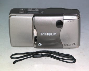 Minolta Vectis 20 APS Point & Shoot Film Camera - Silver #6525