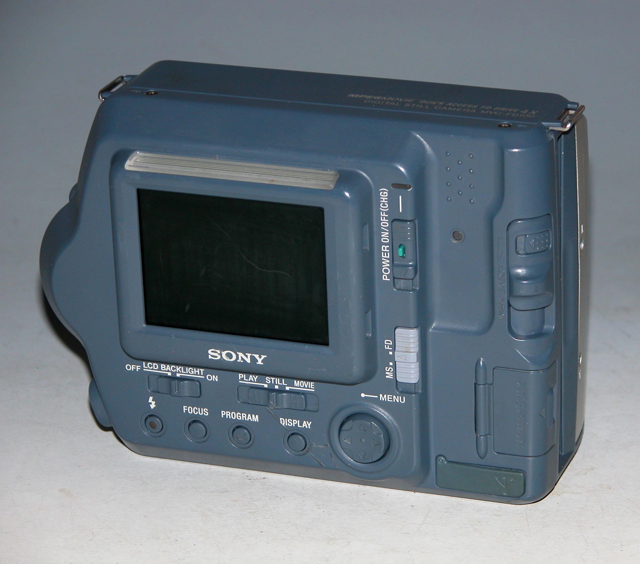 Sony Mavica MVC-FD100 1.2MP Digital Camera With Battery