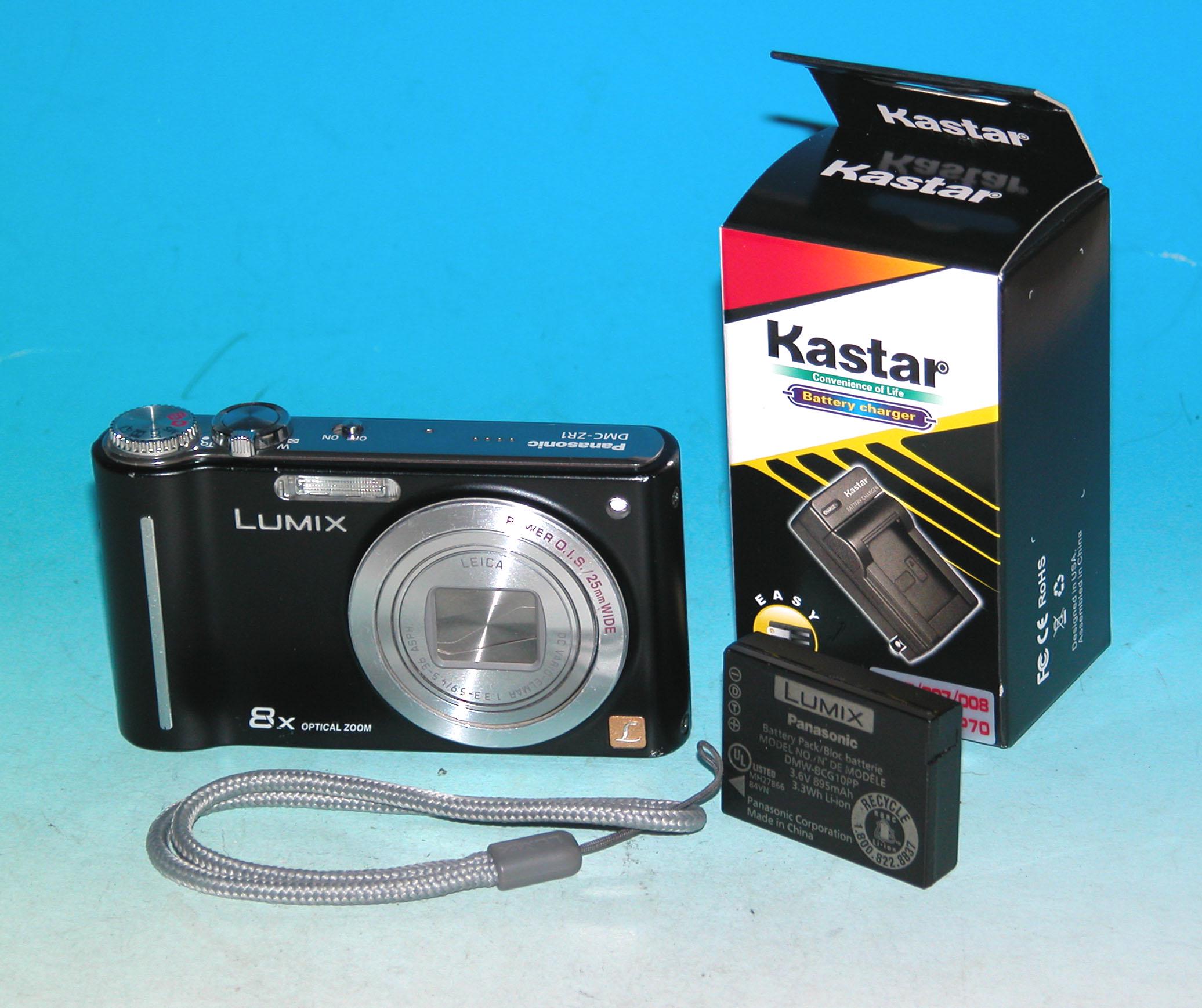 Reconditioned - Panasonic LUMIX DMC-ZR1 12.1MP Digital Camera