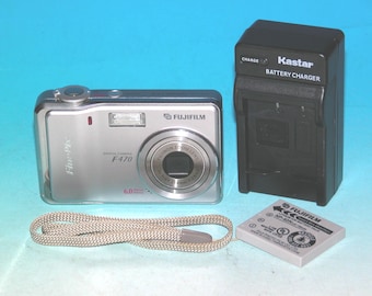 Cámara digital Fujifilm FinePix F470 de 6.0 MP reacondicionada (n.º 3927)
