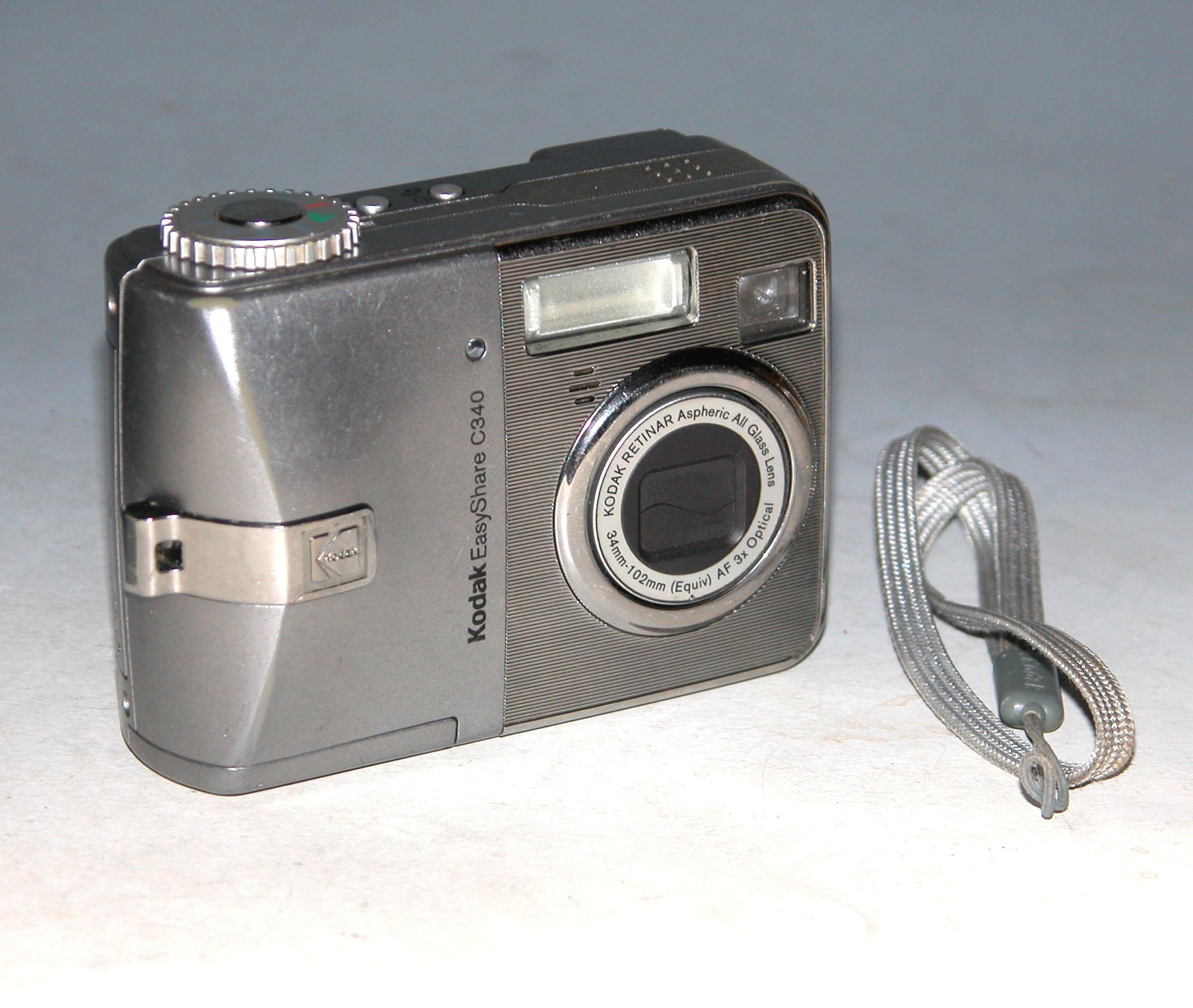 Kodak Easyshare C340 Digital Camera Silver #0864 (uses