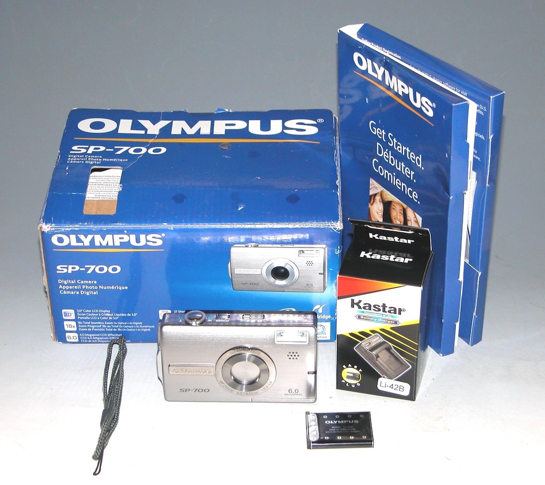 Olympus SP-700 6.0MP Digital Camera - Silver #7993 - Etsy
