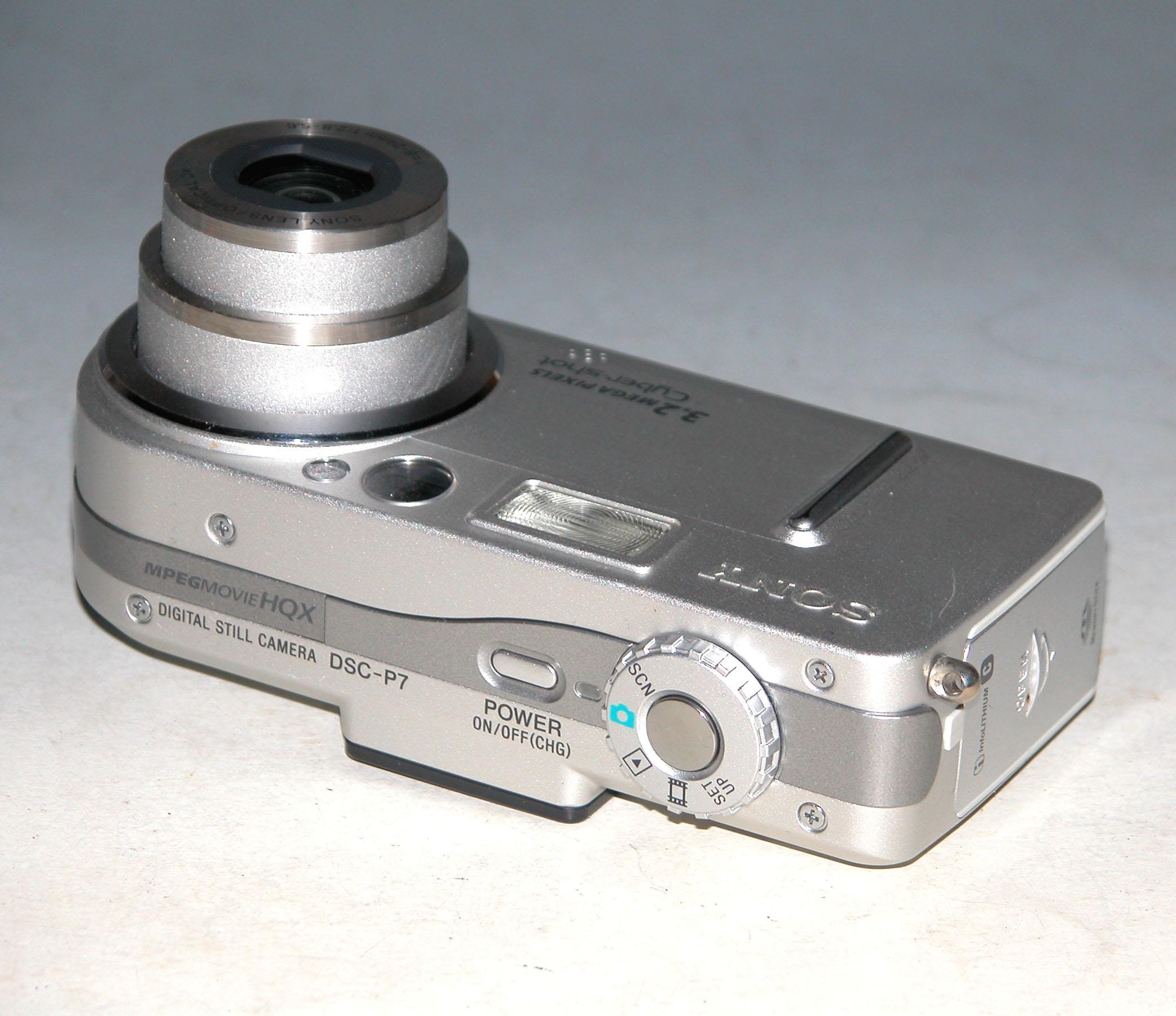 Sony Cyber-shot DSC-P7 3.2MP Digital Camera - Silver #3007
