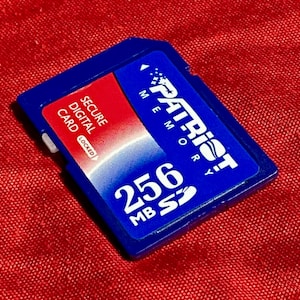 Tarjeta de memoria SD Secure Digital de 256 MB de Patriot Memory
