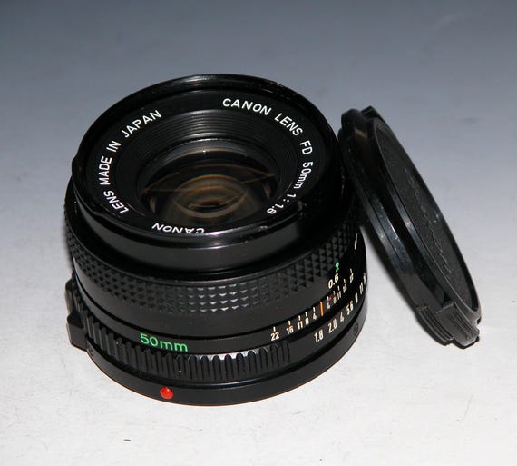 Canon FD 50mm 1:1.8 F/1.8 Camera Lens for SLR Canon A-1, AE