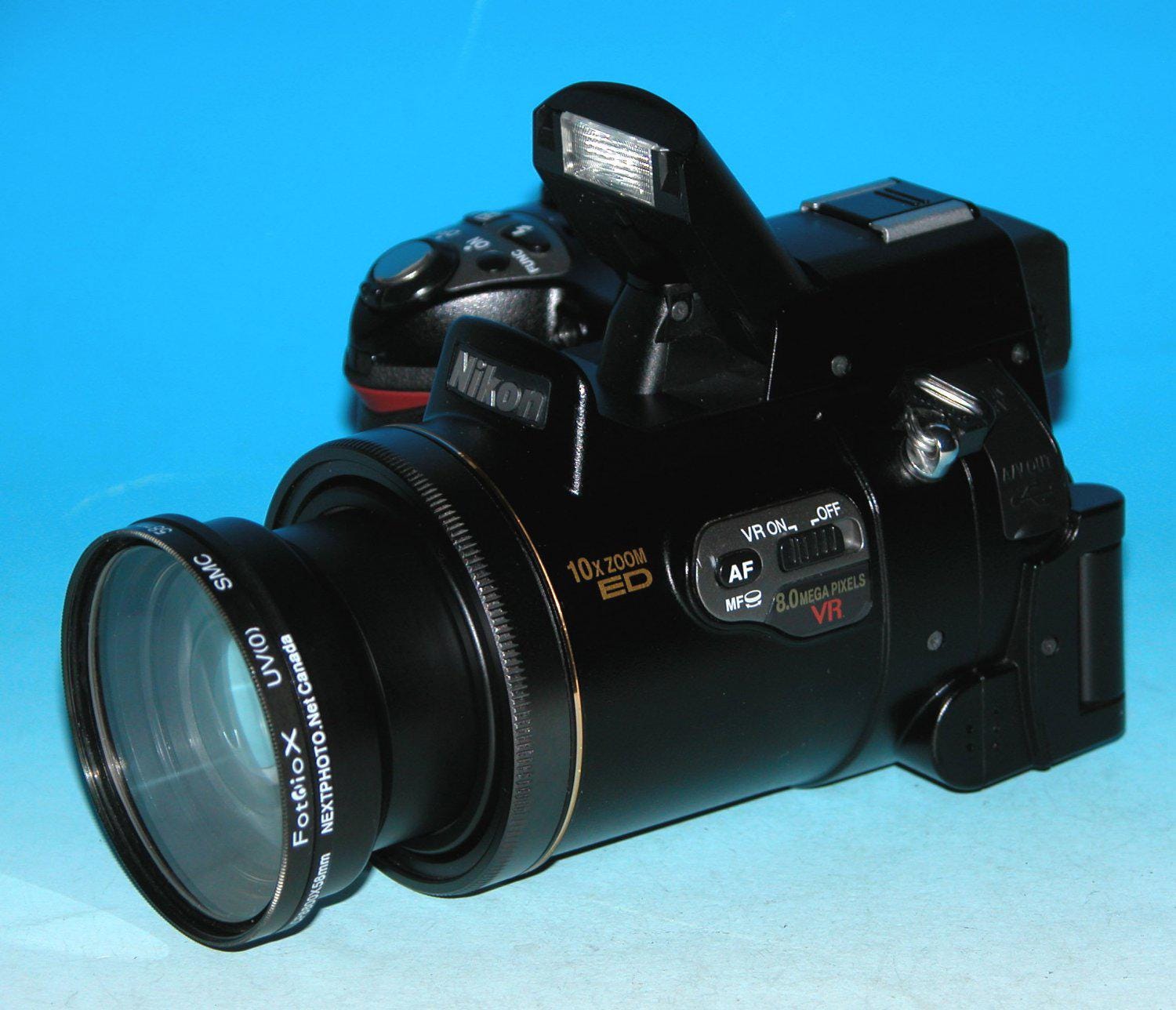 Nikon COOLPIX 8800 8.0MP Digital Camera - Black #7316 - Etsy UK