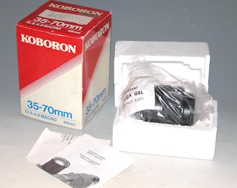 Old Stock in Box - Koboron 35-70 mm 1:3,5-4,8 Makro-Objektiv für Spiegelreflexkamera AI-S