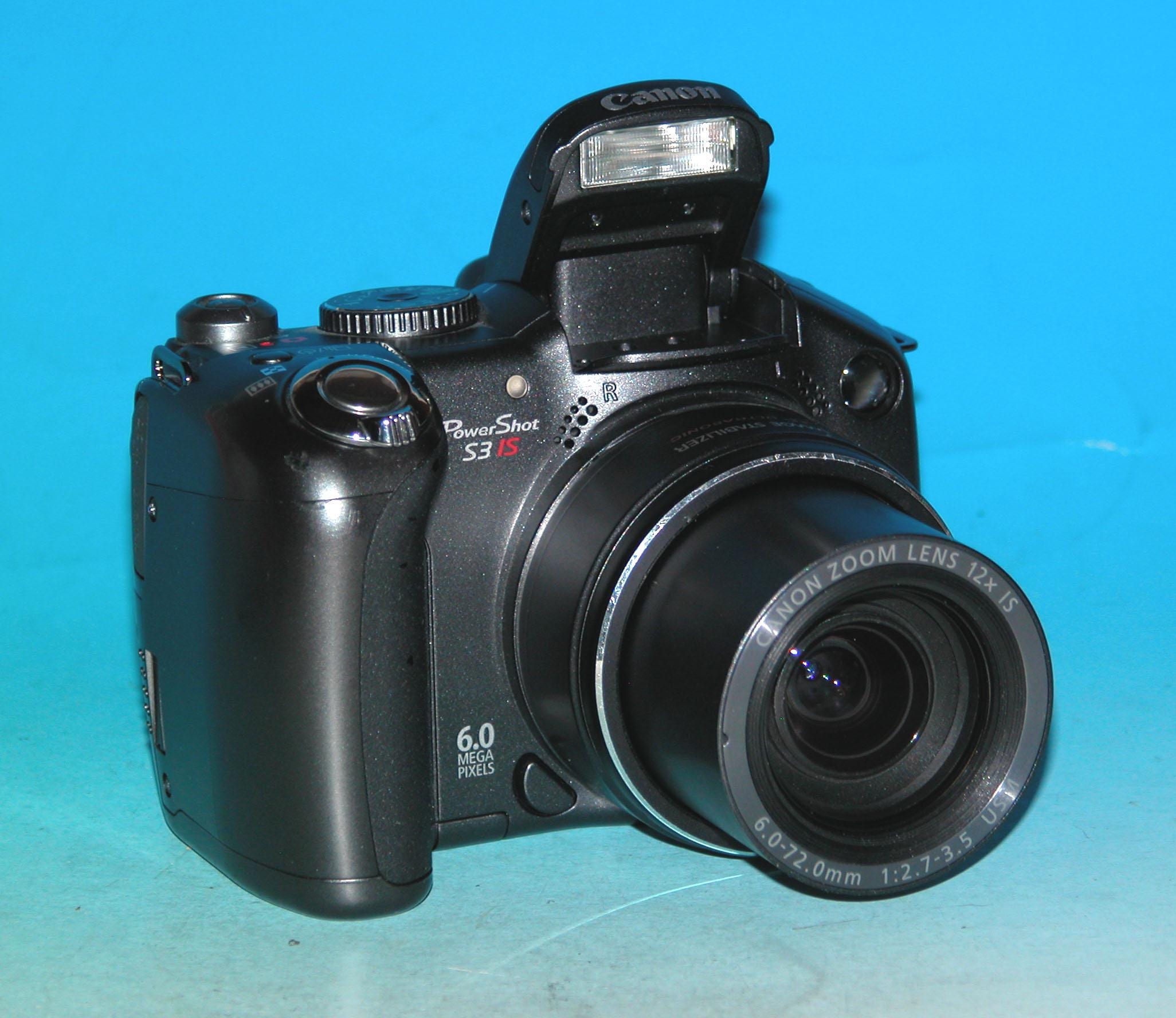再生品 - キヤノン PowerShot S3 IS 6.0MP デジタルカメラ #8753 (単3