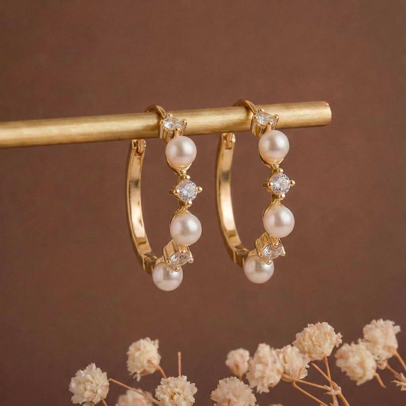 hoop-pearl-drop-earrings-gold-hoop-freshwater-pearl-earrings-elegant