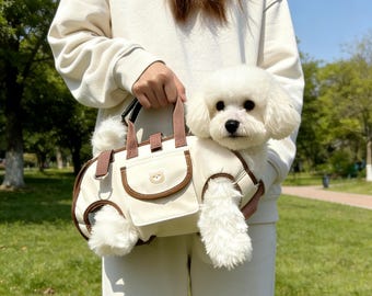 Mochila transportadora transpirable para mascotas – Bolsa de viaje portátil para perros