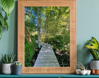 Forest Pathway Poster Print Nature Photography Wall Decor