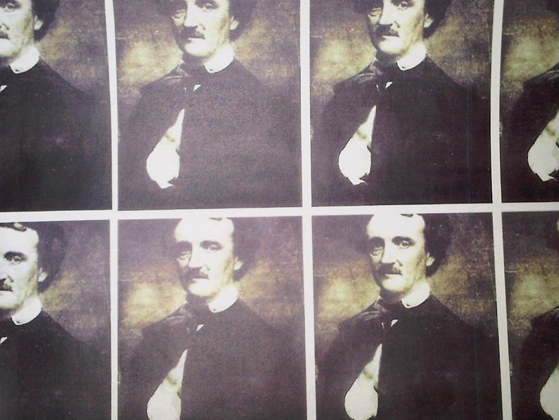Edgar Allan Poe Wrapping Paper image 1