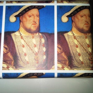 Henry VIII Wrapping Paper/Gift Wrap image 1