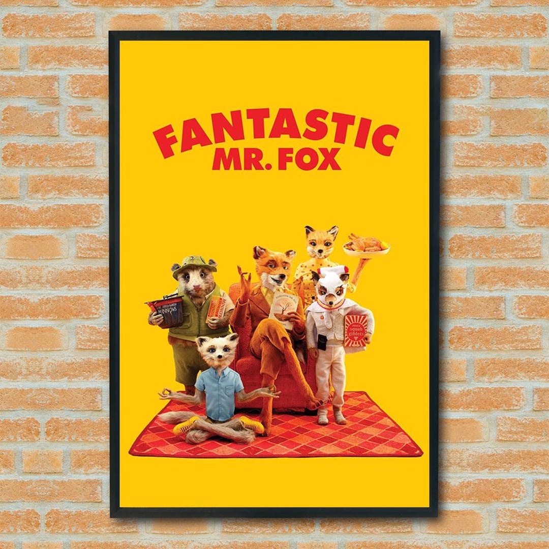 Fantastic Mr. Fox Poster, Movie Fan Collectibles, Wall Decor Posters ...