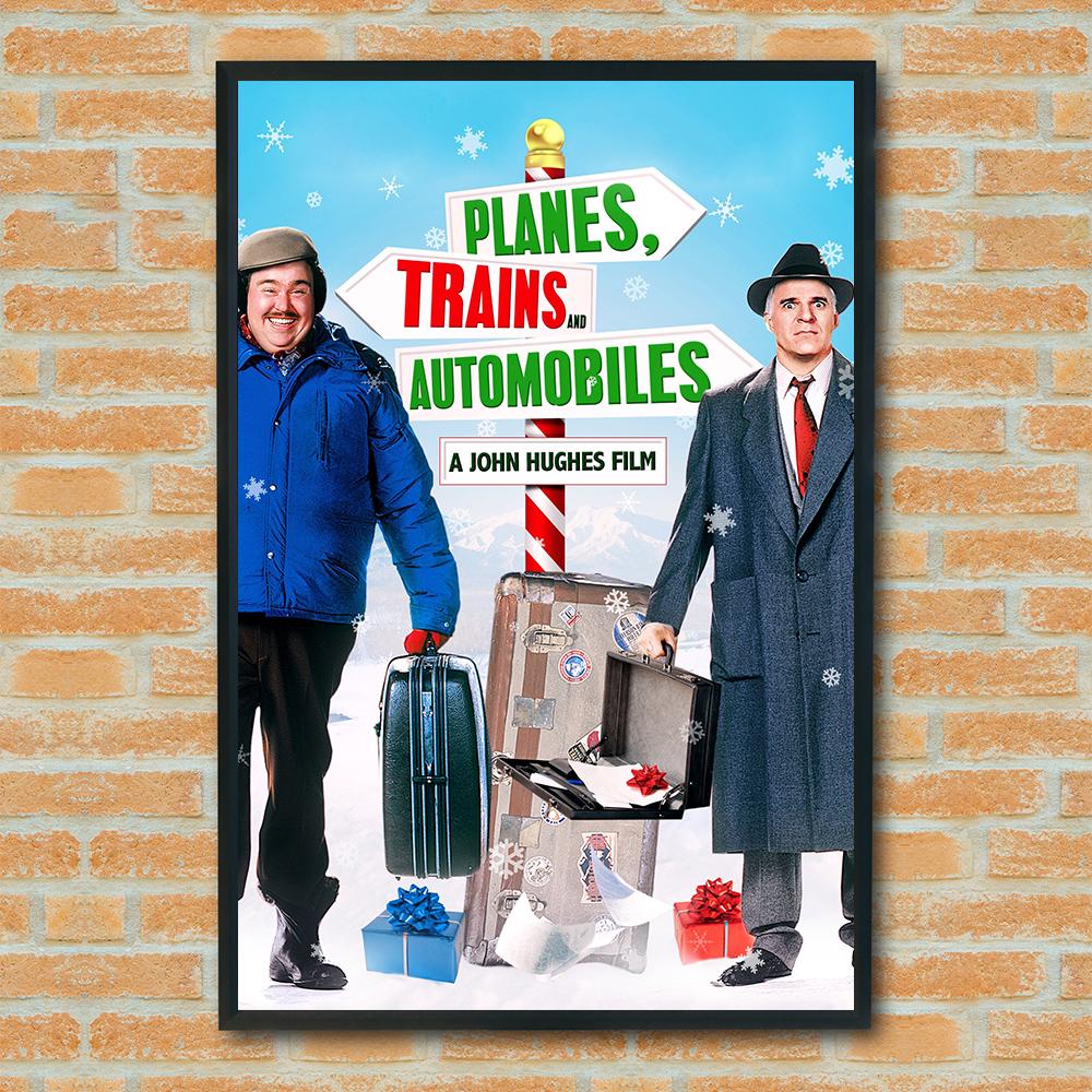 Affiche Originale De Film 'AVIONS, TRAINS ET AUTOMOBILES' - Steve Martin & John Hughes - Grand Format - France