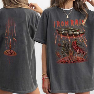 Red Rising – Camiseta Iron Rain Sci-Fi Comfort Colors – Merchandising inspirado en Per Aspera Ad Astra Darrow