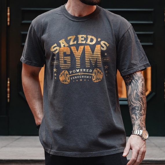 Sazed's Gym T-Shirt – Mistborn Workout Tee, Cosmere Apparel, Brandon Sanderson Fan Shirt