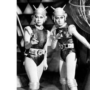 Space Girls, une carte de correspondance de 4,25 "x 5,5"
