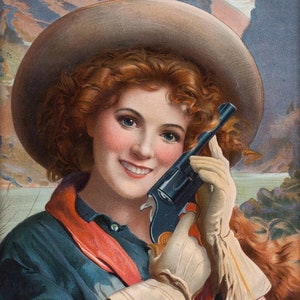 Prairie Girl, une carte de vœux de 4,25 X 5,5 »