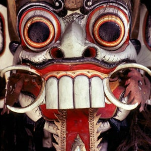 ACEO - balinesische Geist Maske