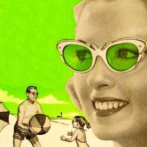 Shades, un biglietto vuoto da 4,25" x 5,5"
