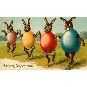 Saludos de Pascua # 3, una tarjeta de felicitación de 4.25 x 5.5 "