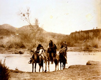 Apaches on Horseback, 8x10 Print