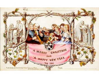 The First Christmas Card, 1843