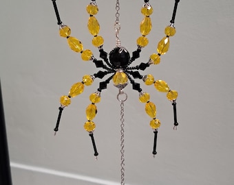 Spider Suncatcher, Hanging Ornament, Crystal Ornament