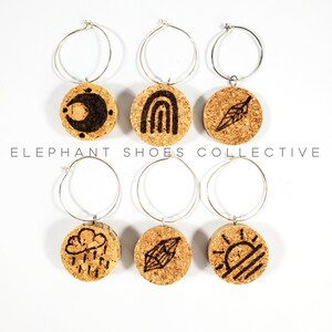 Boho Wine Charms