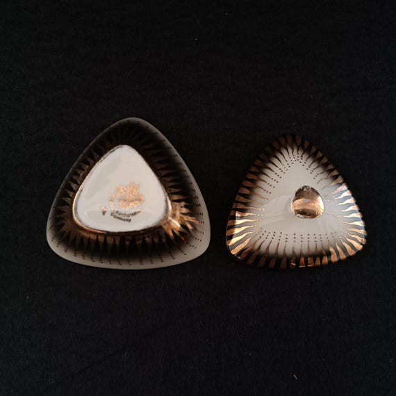 Porcelain Triangular Trinket Box – Schwarzenhamme… - image 8