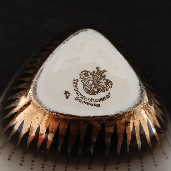 Porcelain Triangular Trinket Box – Schwarzenhamme… - image 6