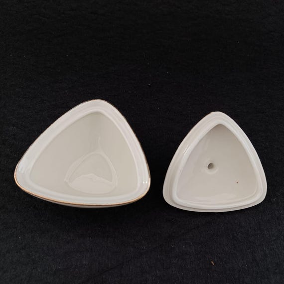 Porcelain Triangular Trinket Box – Schwarzenhamme… - image 4