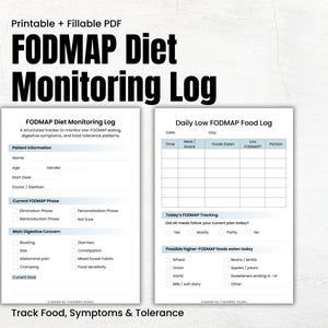 Bowel Movement Tracker Printable, Bristol Stool Scale Log, IBS Poop Tracker, Constipation Journal, Fillable PDF