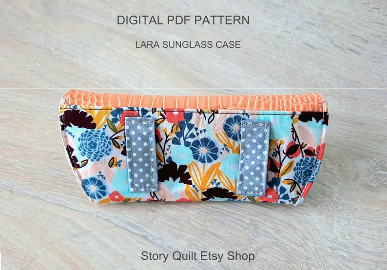 Video Tutorial, Glasses Pouch Sewing Pattern, Easy DIY Sunglass Case ...