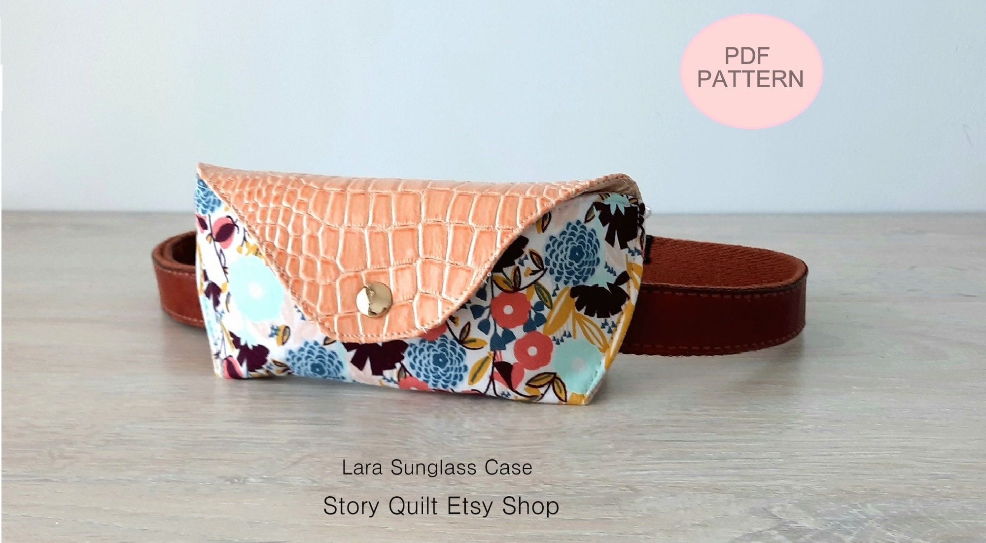 Video Tutorial, Glasses Pouch Sewing Pattern, Easy DIY Sunglass Case ...