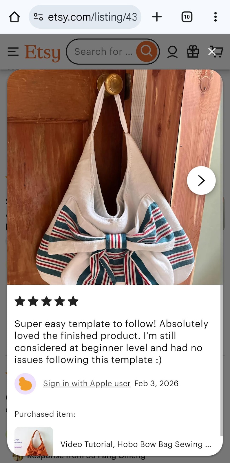 Video Tutorial, Hobo Bow Bag Sewing Pattern, Slouchy Bag PDF (digital ...
