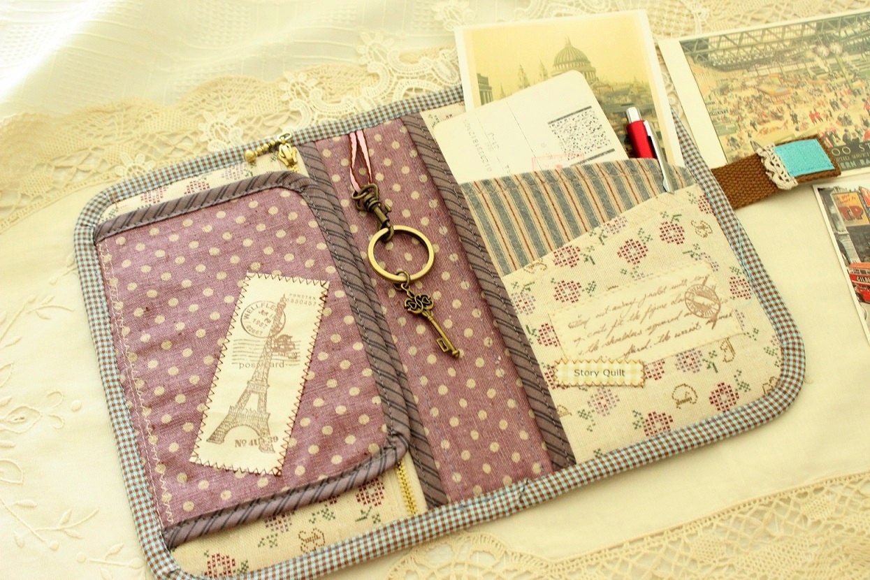 Passport Holder Sewing Pattern, Travel Wallet Tutorial (PDF